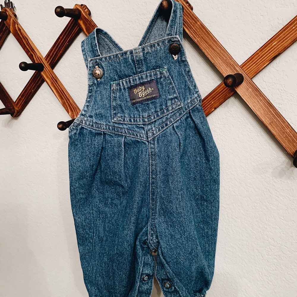 Vintage Baby B’gosh denim overalls 3-6 months